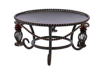 Iron Display Bowl with Tassel Design-8