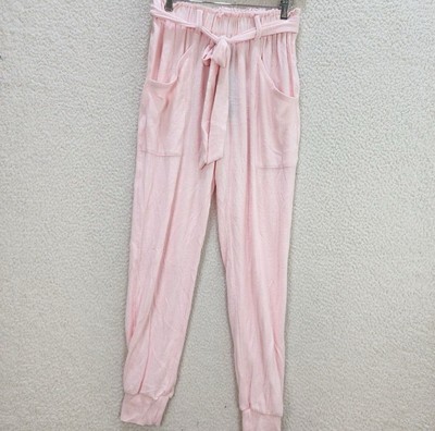 Gibsonlook Cozy Fleece Belted Joggers In Rosewater MEDIUM NWT-image