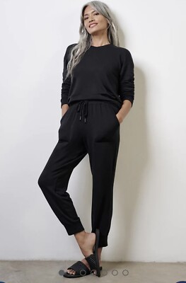 WOMENS COMFY COZY JOGGER PANTS BY SPLENDID  ITEM# 1423666 Color LEAD NWT!-image