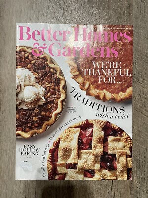 Better Homes & Gardens Magazine November 2017 Traditions with a Twist-image