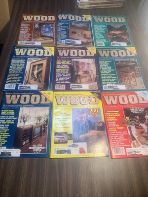 Better Homes And Garden Wood Magazine 1991 9 Issues -image