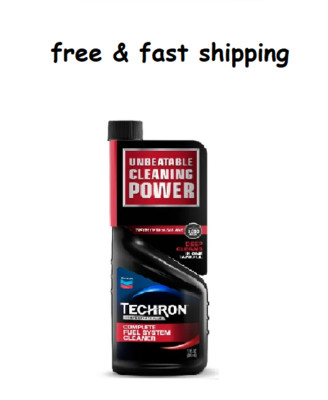 Chevron Techron Complete Fuel System Cleaner, Deep Cleans In One Tankful, 10 oz-image