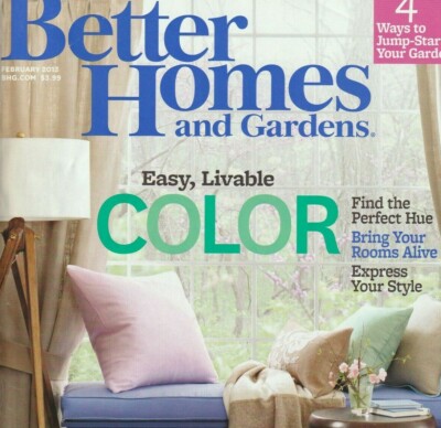 Better Homes and Gardens Magazine February 2013 Makeover Secrets Chocolate Style-image