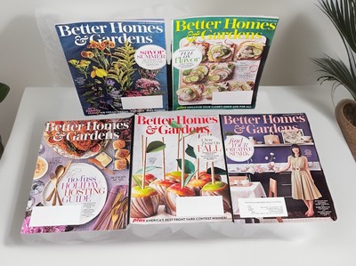 Better Homes and Gardens 2019 May Aug Sep Oct Nov Magazine Lot of 5-image