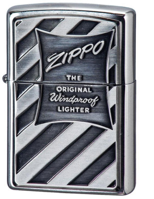 Zippo lighter artwork package design metal paste unused import from Japan-image