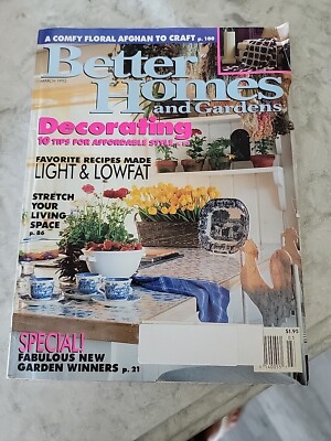 better homes and gardens March 1992-image