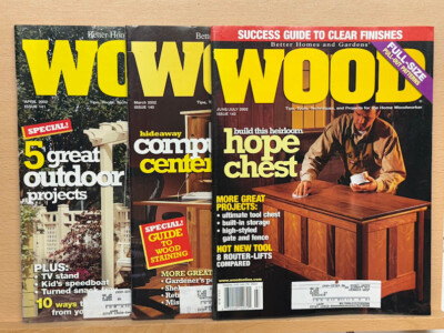 Wood Better Homes And Gardens  Magazine Lot Of 3 June 02 March 02 April 02-image