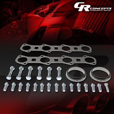 EXHAUST MANIFOLD HEADER GASKET COMPLETE SET FOR 99-04 FORD F150 5.4 SUPERCHARGER-image