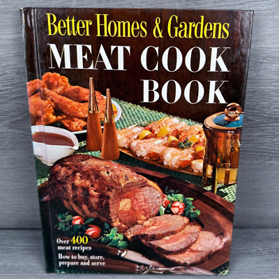Better Homes & Gardens Meat Cook Book 400+ Recipes HC 1959 Book Vintage Meals-image