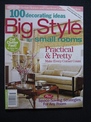 2007 Big Style Small Rooms Best of Better Homes and Gardens Creative Collection-image