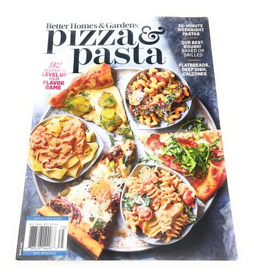 Better Homes & Gardens Magazine Pizza & Pasta 92 Recipes 30 Minute Pastas Dough-image