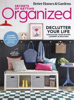Secrets To Getting Organized- Better Homes & Gardens Magazine- BRAND NEW-image