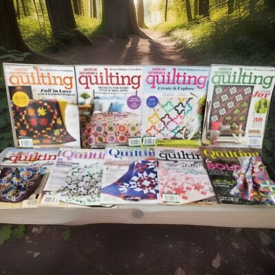 American Patchwork & Quilting & Love Of Quilting Lot Of 8 Magazines-image