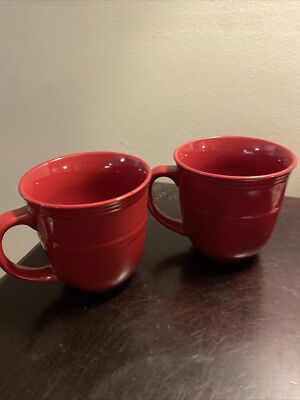 MAINSTAYS RED SADONA  MUGS SET OF TWO-image