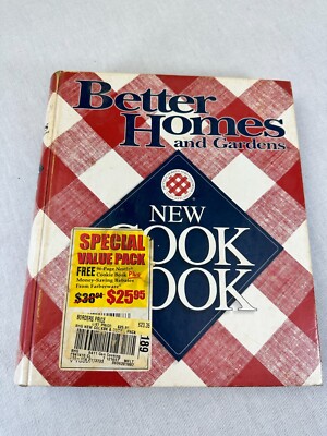 Vintage Classic Better Homes and Gardens New Cook Book 3 Ring Binding Gift-image