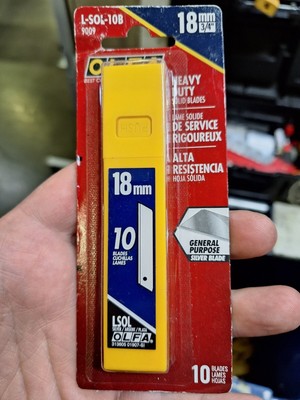 OLFA LBB10 18mm Replacement Blade Large 10 pieces Japan Import-image