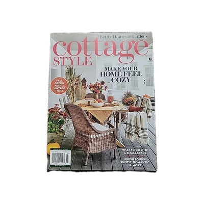 Better Homes & Gardens Cottage Style Fall 2024 Magazine Rustic Romantic Look-image