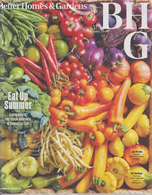 Better Homes & Gardens July August 2024 Eat Up Summer  (Magazine: Home  and Gard-image