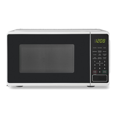 Mainstays 0.7 Cu Ft Countertop Microwave Oven 700 Watts White New Durable USA-image