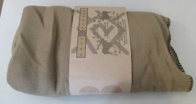 Cozy Fleece Throw - Taupe with Black Stitching 46