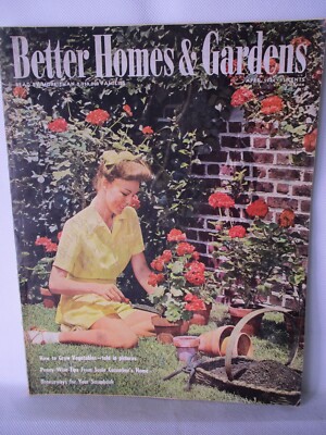 April 1944 WW2 Better Homes & Gardens Magazine National Lead, Swifts Veal, Coke-image