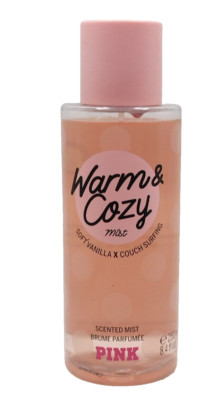 VICTORIA'S SECRET WARM AND COZY PINK  SCENTED MIST 8.4 oz-image