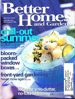 BETTER HOMES AND GARDENS July 2001 Chill Out Summer-image