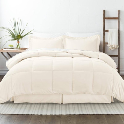 Performance 8-Piece Ivory King Comforter Set-image