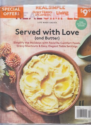 Real Simple, Better Homes & Gardens & Martha Stewart Living November 2020-image