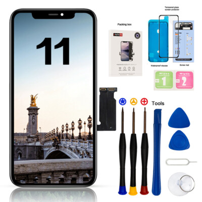 Premiun For iPhone 11 Screen Replacement LCD Display Assembly Digitizer Tool Kit-image