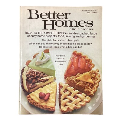Better Homes and Gardens Magazine April 1973 MCM Mod Style Great Ads-image
