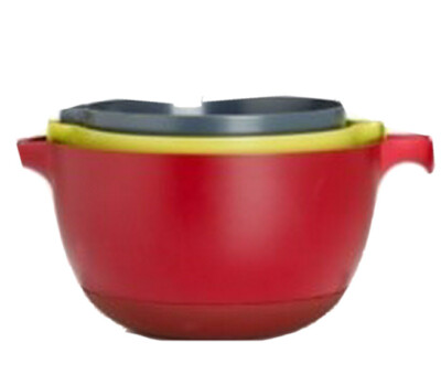 Mainstays Mixing Bowl & Colander Set Includes 2 Bowls & Colander-image