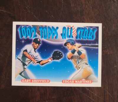 1993 Topps Gary Sheffield/Edgar Martinez #403 All-Star Padres Mariners-image