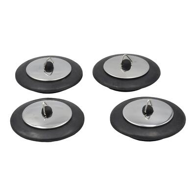 4-Pack Sink/Basin Plugs with Rubber Inserts – Versatile Fit and Durable Design-image