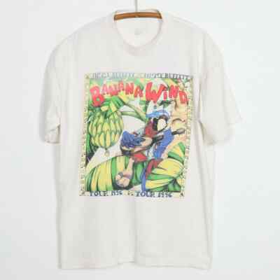 Vintage 1996 Jimmy Buffett Banana Wind Shirt Classic White Unisex S-5XL HH02776-image
