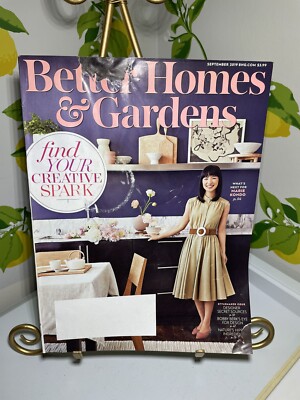 Better Homes & Gardens Magazine September, 2019 Find Your Creative Spark-image