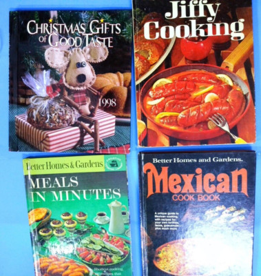 Lot of 4 hardcover cooking books better homes and gardens and other-image