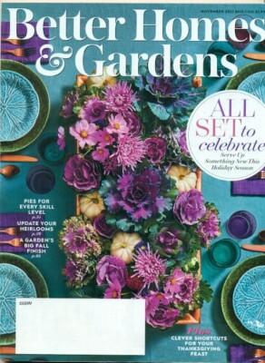 BETTER HOMES & GARDENS MAGAZINE-NOVEMBER 2021-CELEBRATE HOLIDAY+PIES+HIERLOOMS-image