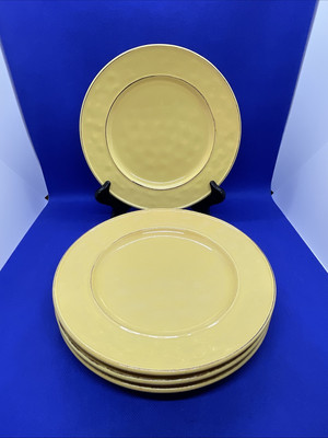 Pier 1 Imports Martillo Mango Salad Plates 81/2” Lot Of 4-image