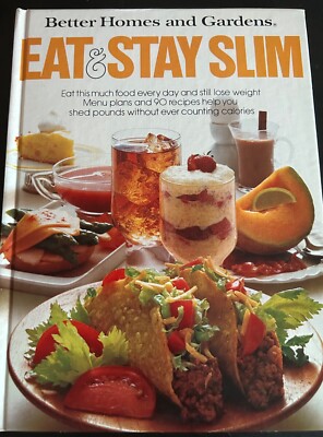 Better Homes And Gardens Eat & Stay Slim Cookbook Vintage Collectible-image