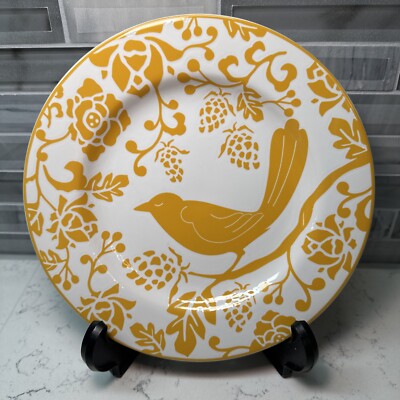 Pier 1 Imports Stoneware Bright Yellow Bird 8 1/4