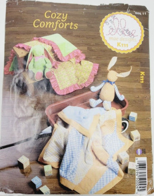 McCalls ELLIE K111 Rabbit & Blanket Sewing Pattern Cozy Comforts-image