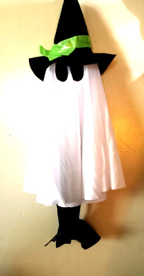 Vintage  22 inch GHOST  Halloween Wind Sock-image