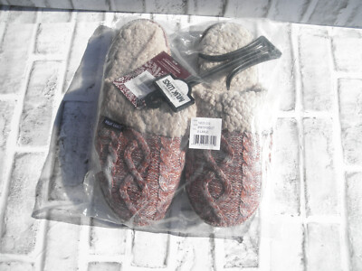 NEW by MUK LUKS, WOMEN'S SLIPPERS SIZE XL (11-12) WINTER VIOLET, SLIP-RESISTANT-image