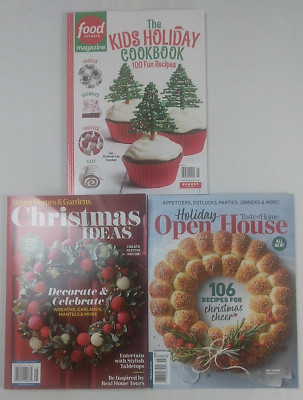 Lot Of 3 Holiday Cooking Magazines Taste Of Home Better Homes & Gardens 2022 -image