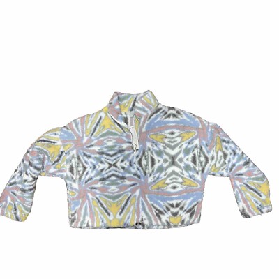 NWT Warm & Cozy Lifestyle by Poof fleece Zip Up jacket size large-image