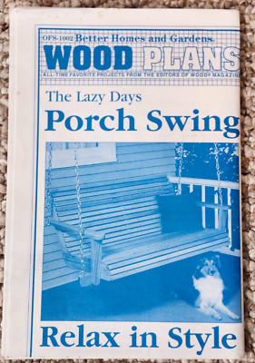 Lazy Days Porch Swing Wood Plans Blueprints Better Homes and Gardens OFS-1002-image