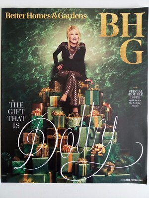 Dolly Parton Better Homes & and Gardens Magazine December 2022 Special Issue BHG-image