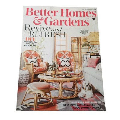 Better Homes & Gardens Magazine July 2017 Revive and Refresh DIY Projects-image