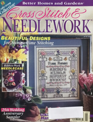 Better Homes and Gardens Cross Stitch & Needlework Magazine June 1997 Patterns-image